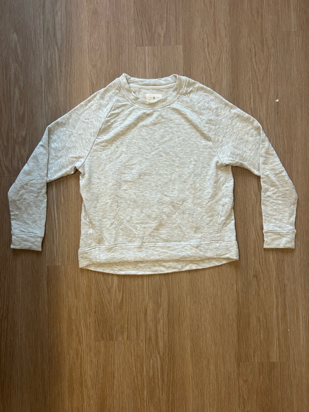 Lou & Grey light heather gray sweatshirt